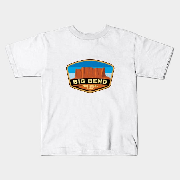 Big Bend National Park Texas Kids T-Shirt by DD2019